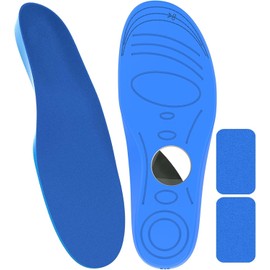JIEYOUTA plantilla para zapatos, Inserciones para AirTag Holder para Niños y Ancianos, Estuche para AirTag para Rastrear Tus Pasos y Zapatos,Airtag Case,Azul,155-170mm,6.1-6.69inch