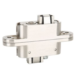 Nimomo Concealed Cross Hinge, Adjustable 3D Zinc Alloy Door Hinge, Hidden Hinge, Accessories, Furniture Fittings for Open Folding Doors (23 mm x 95 mm)