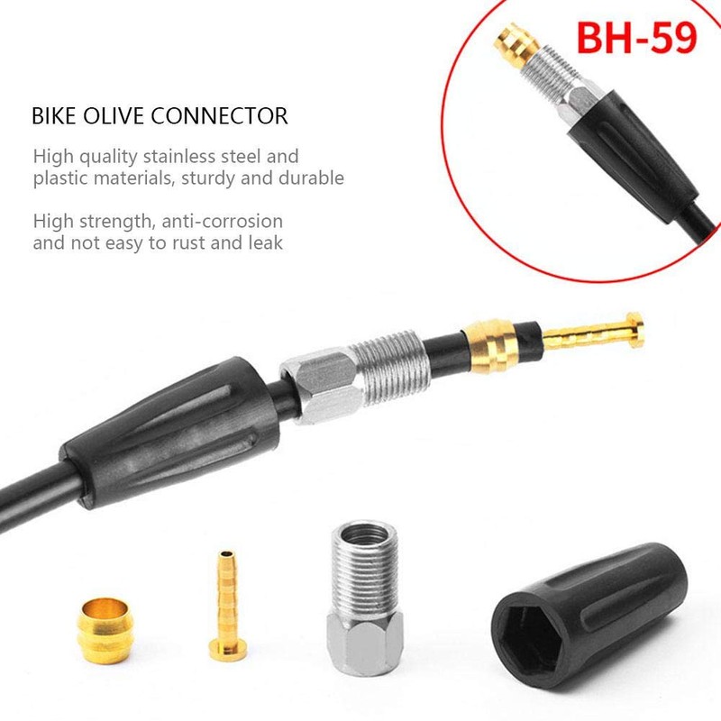 BH59 Hydraulic Disc Brake Hose Olive Connector Insert Bike ycle
