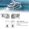 Aramox 1 Pair Removable Table Mount, Marine Stainless Steel Desk