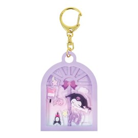 Tees Factory Sanrio Characters Shaka Chara Key Chain Mado/Kuromi H 3.0 x W 2.2 x D 0.3 inches (77 x 55 x 7 mm) SR-5546114KU