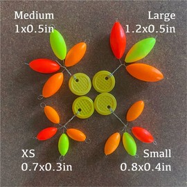 Ninja Adjustable Strike Indicator (Assorted Color, Extra Small)