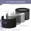 50250-S HEPA Filters Replacement & Carbon Pre-Filter Set Compatible with