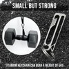 KCFEV Black Titanium Belt Key Holder Heavy Duty Quick Release
