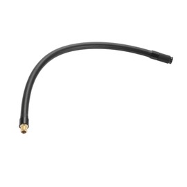 Hihaha Universal Tire Inflator Extension Tube Air Pump Extend Hose Adapter Tire Valve 12.60inch M8x0.8 10mm OD Durable Rubber Black Connector Durable Material