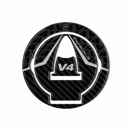 labelbike - Fuel Cap 3D Sticker Compatible with Ducati Panigale V4 2018-2021 Motorcycles