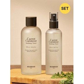 Skin Food [Toner & Mist Set] Carrot Carotene Soothing Toner Special Set (300ml + Mist 150ml) / [토너&미스트 세트] 캐롯 카로틴 수딩 토너 기획세트 (300ml+미스트 150ml)