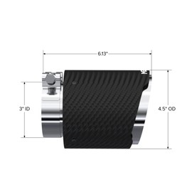 MBRP Exhaust T5180CF Carbon Fiber Exhaust Tip