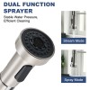 Matte Black Touchless Kitchen Faucet with Pull Down Sprayer, Motion
