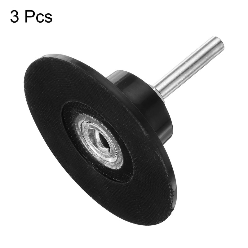 sourcing map 3Pcs 3" Disc Pad Holder Quick Change Discs