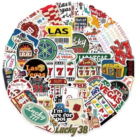 Nevada Stickers for Laptop(50 Pcs),Gift for Kids Teens Adults Girl,Las Vegas Waterproof Stickers for Water Bottle,Vinyl Stickers for Scrapbook,Journal,Dairy,Skateboard