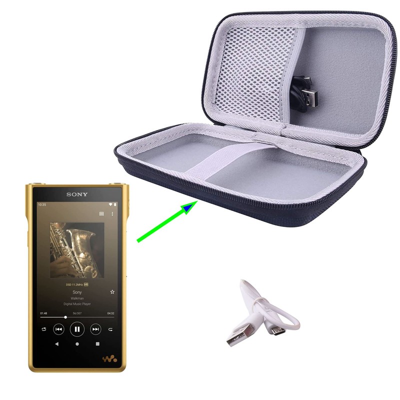 WERJIA Storage Case Compatible with Sony Walkman NW-WM1ZM2/NW-WM1AM2
