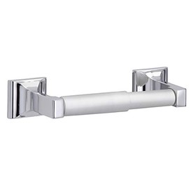 Toilet Paper Holder, Double Post, Zamac