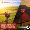 Mysora 12 Pcs Solar Predator Light Nocturnal Animal Repeller Outdoor