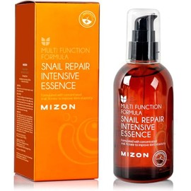 MIZON Snail Repair Intensive Essence 100 ml – Esencia facial coreana con baba de caracol para hidratación ligera y mejorar textura – Skin care coreano para todo tipo de piel