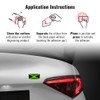 Quattroerre 477 3d Sticker Flag Jamaica 80 mm x 40