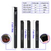 Juego de 4 brocas de carburo indexables de 1/2 pulgadas