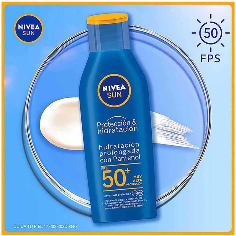  NIVEA SUN Protector Solar FPS50+ | Hidratante, No Grasoso,