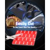 Heavy-Duty Hook and Loop Strips Adhesive: 4 Sets Heat Resistant