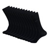 BOSS Men's 6 Pack RS Uni CC Socks, Assorted, Black