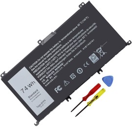 74Wh 357F9 Battery for Dell Inspiron 15 7000 Gaming 15 7559 i7559 i7559-5012GRY 7557 i7557 i5577-7342blk-pus 5577 7567 5576 7566 INS15PD Series P65F P65F001 P57F 71jf4 071jf4 0GFJ6 0357F9 11.1V