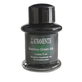 Bamboo Green Premium Fountain Pen Bottled Ink by De Atramentis