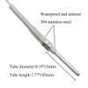 BGTXINGI 2pcs PT100 2-Wire Thermocouple Stainless Steel Temperature Sensor Probe