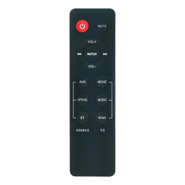WINFLIKE BF21 Remote Control Replace for NAKAMICHI Sound Bar Soundbar System BF21 300W 38" 2.1-Channel