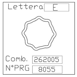 Maserati For Maserati FREE FEDEX 2 DAY 8055 (E) OEM Replace Wheel Lock Key Ghibli Levante