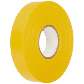 TapeCase TC76 Non Adhesive Dry Vinyl Tape - 3/4" x 250ft Yellow Chrome Plating Tape Roll with High Conformability. Non Adhesive Tapes (1 Roll)