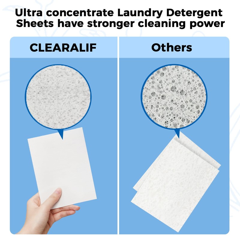 CLEARALIF Laundry Detergent Sheets, Up to 360 Loads, Fresh Linen,