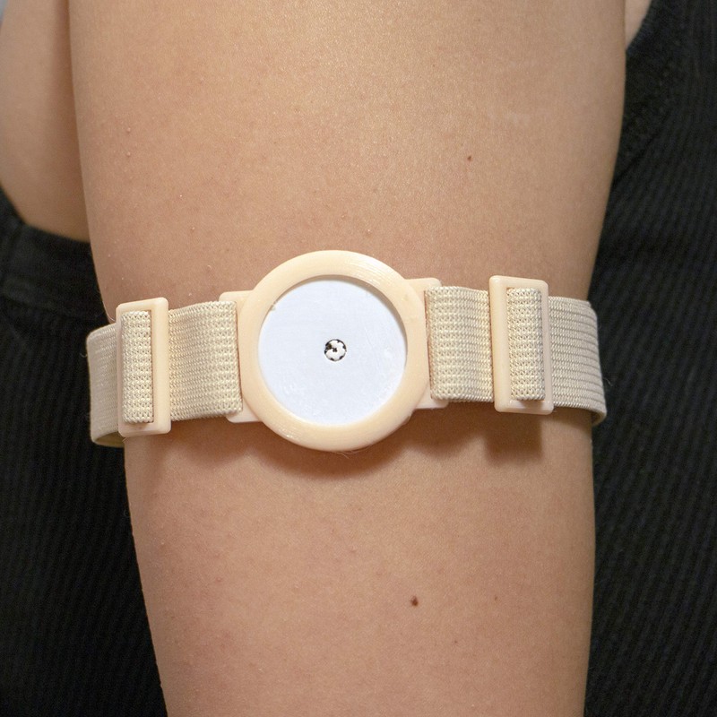 Sensor Armband Holder/Protector Compatible with Freestyle Libre 1/2 - Beige