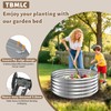Camp Fire Ring Pit, Large Round Galvanized Steel Fire Pit,