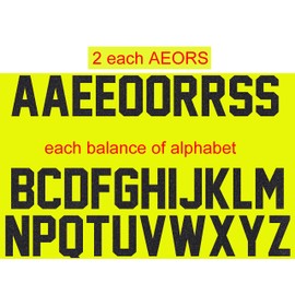 2" Tall Glitter Letters,Iron On Heat Transfer Vinyl for Sports T-Shirt Jersey Football Baseball,Team,t-Shirt (Black)