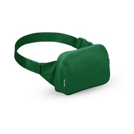 Bomvabe 1L Everywhere Belt Bag for Women Teen Girls Boys, Small Fanny Pack with Adjustable Belt 53", Waist Bag with Multiple Pockets, Crossbody Bag for Travel Gym Running Hiking Cycling, Green