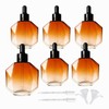 AGENIZ Amber Glass Dropper Bottles for Essential Oils 50ml/1.7oz 6