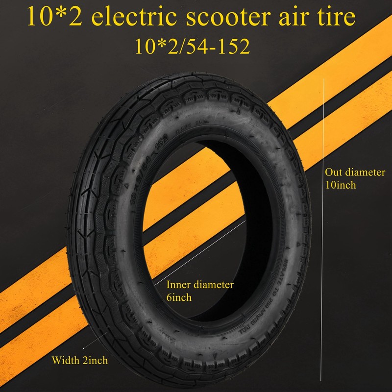 Electric Scooter tire.Scooter tire and Tube.10"Air Filled Tires.Can Be Use