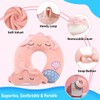 Sexysamba Travel Pillow for Kids Adults with Sleep Eye Mask
