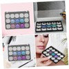 Baluue 2sets Empty Eyeshadow Boxes Plates for Blush and Eyeshadow