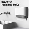 interhasa! Paper Towel Dispenser Wall Mounted, Adhesive Multifold Trifold c