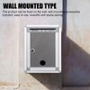Wall Mount Mailbox, Lockable Secure Post Box, Letter Box for