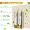 NADAMOO Epoxy Grout Beige, Dual Tubes Waterproof Tile Grout 19oz