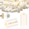 SWTYExt Spacer Sleeves Plastic M8 Round Spacers Pack of 50