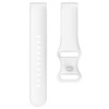 NewJourney 19mm Adjustable White Silicone Smart Watch Band, Compatible with