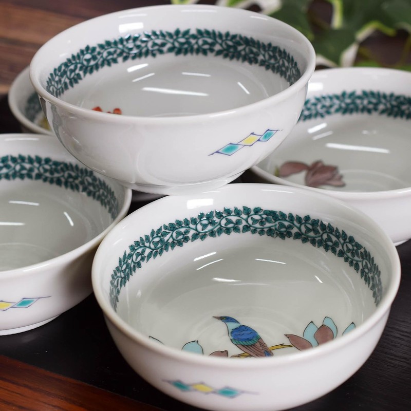 Waza no Collection Stylish Tableware, Kutani Ware, Small Pot, Set