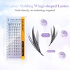 NAGARAKU Premade Wings Eyelash Extensions Air Series Comic Style Manga