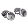 4pcs Stainless Steel Air Vents Louvered Grille Cover Vent Hood
