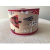 Plaid 2 1/2” Christmas Plaid And Leopard Trees Wired Ribbon