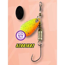 FTM Trout Blinker Spinner 4g UV Yellow Orange Black 5200682 UL Spinner Ultra Light Fishing Single Hook Trout Fishing Bass Fishing