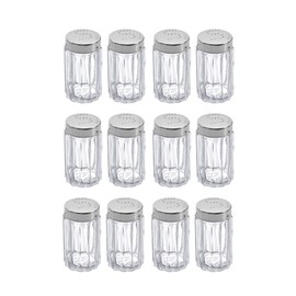 Westmark 63012611 Salt Shaker Display Pack of 12 Shaker Capacity 50 ml Glass / Stainless Steel Traditional Transparent / Silver